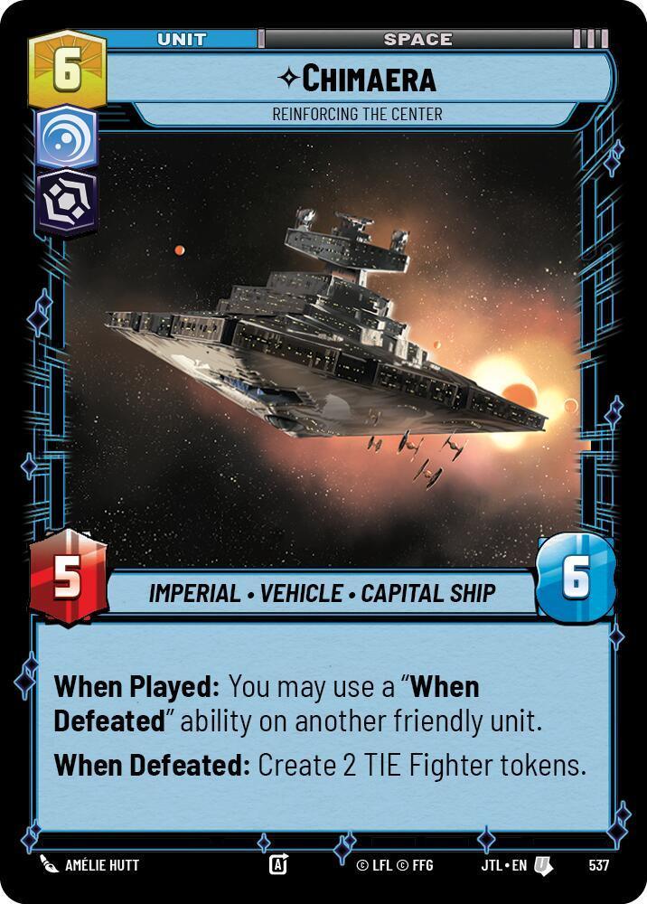  Chimaera - Reinforcing the Center (Foil) (537) [Jump to Lightspeed] - Trading Card World