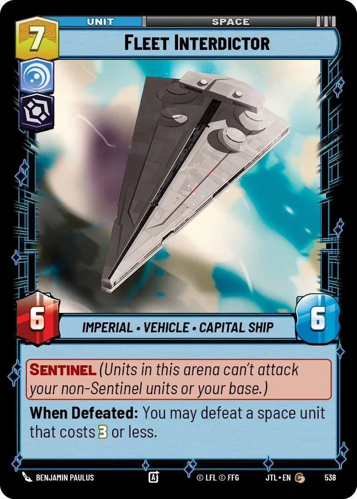  Fleet Interdictor (Foil) (538) [Jump to Lightspeed] - Trading Card World