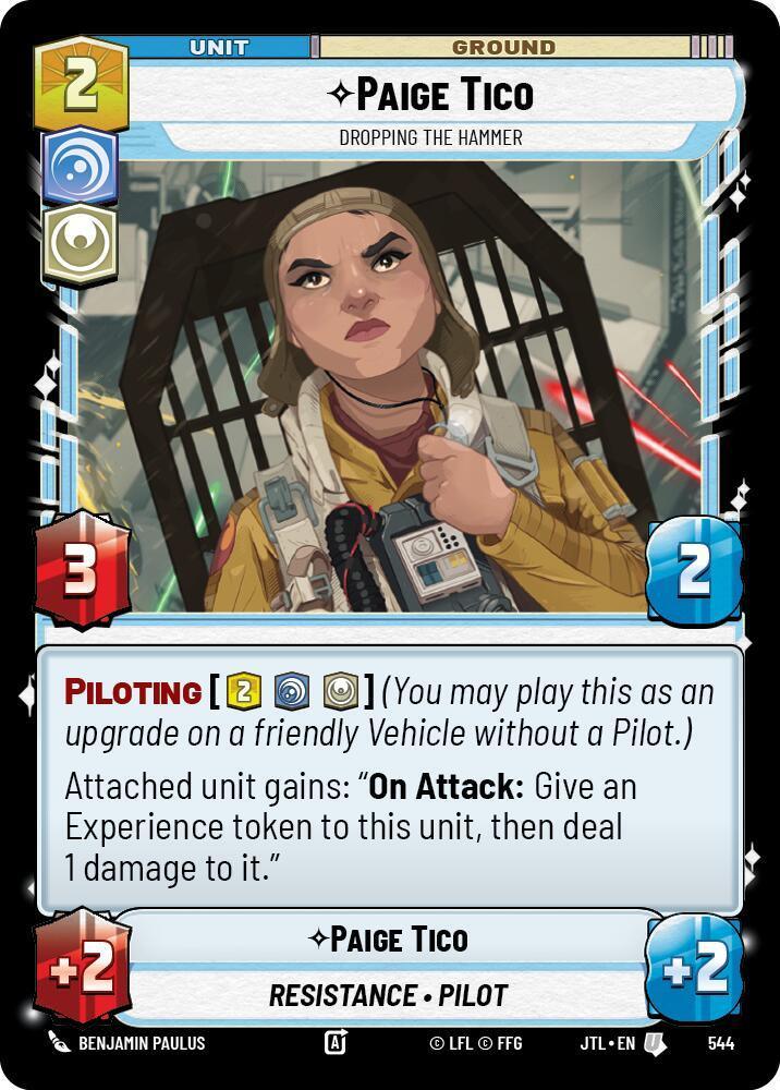  Paige Tico - Dropping the Hammer (Foil) (544) [Jump to Lightspeed] - Trading Card World