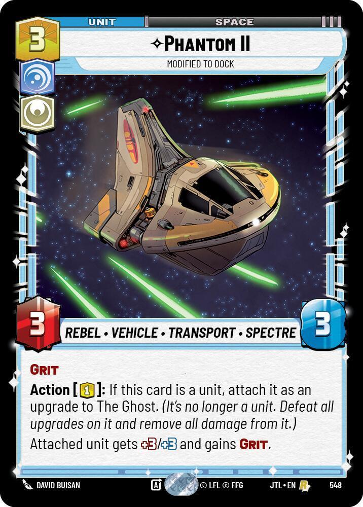  Phantom II - Modified to Dock (Foil) (548) [Jump to Lightspeed] - Trading Card World
