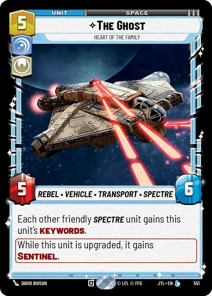  The Ghost - Heart of the Family (Foil) (551) [Jump to Lightspeed] - Trading Card World