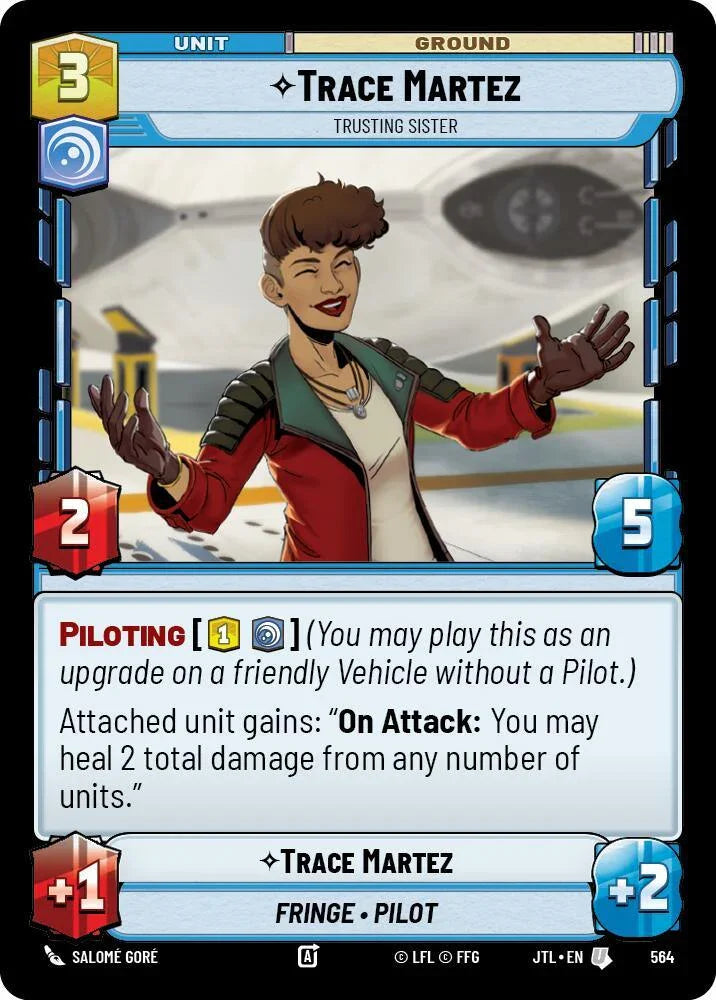  Trace Martez - Trusting Sister (Foil) (564) [Jump to Lightspeed] - Trading Card World