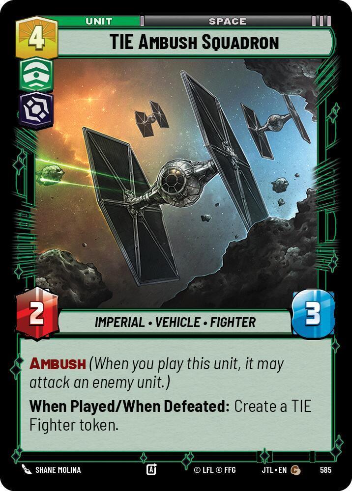  TIE Ambush Squadron (Foil) (585) [Jump to Lightspeed] - Trading Card World