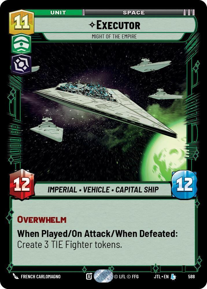  Executor - Might of the Empire (Foil) (588) [Jump to Lightspeed] - Trading Card World