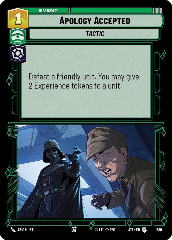  Apology Accepted (Foil) (589) [Jump to Lightspeed] - Trading Card World