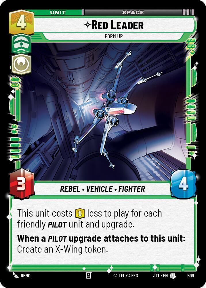  Red Leader - Form Up (Foil) (599) [Jump to Lightspeed] - Trading Card World