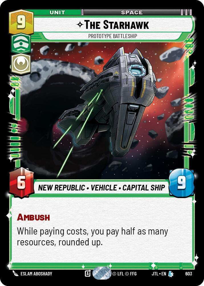  The Starhawk - Prototype Battleship (Foil) (603) [Jump to Lightspeed] - Trading Card World
