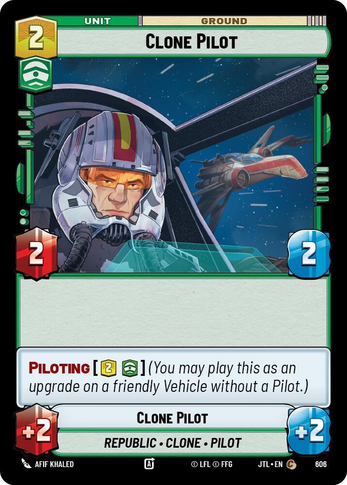  Clone Pilot (Foil) (606) [Jump to Lightspeed] - Trading Card World
