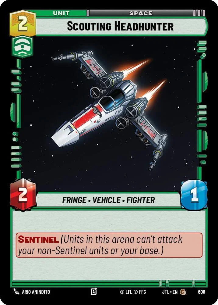  Scouting Headhunter (Foil) (608) [Jump to Lightspeed] - Trading Card World