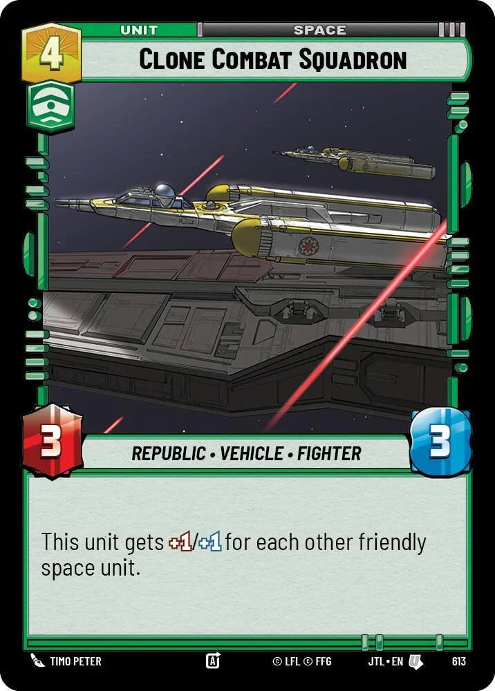  Clone Combat Squadron (Foil) (613) [Jump to Lightspeed] - Trading Card World