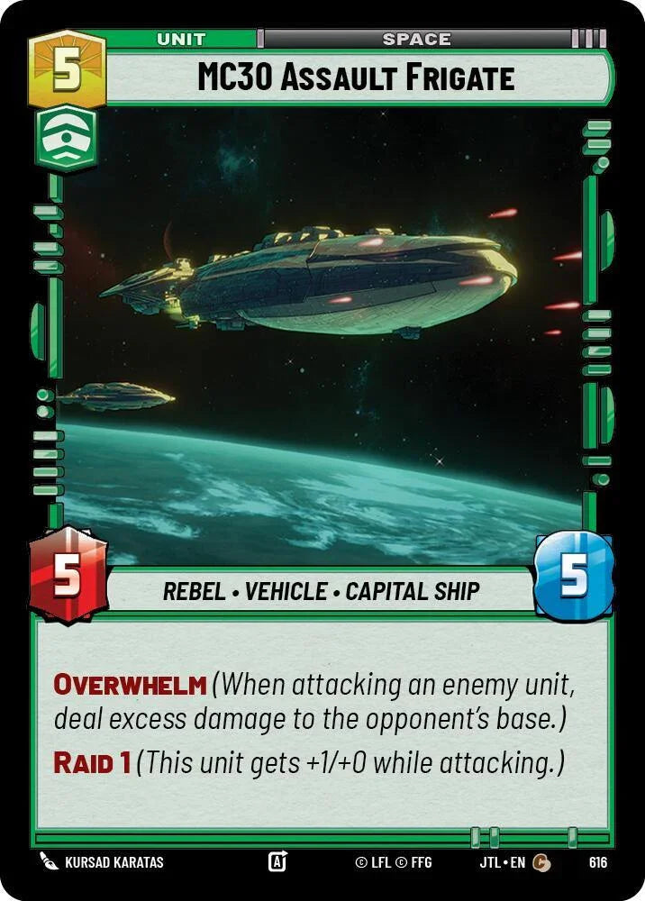  MC30 Assault Frigate (Foil) (616) [Jump to Lightspeed] - Trading Card World