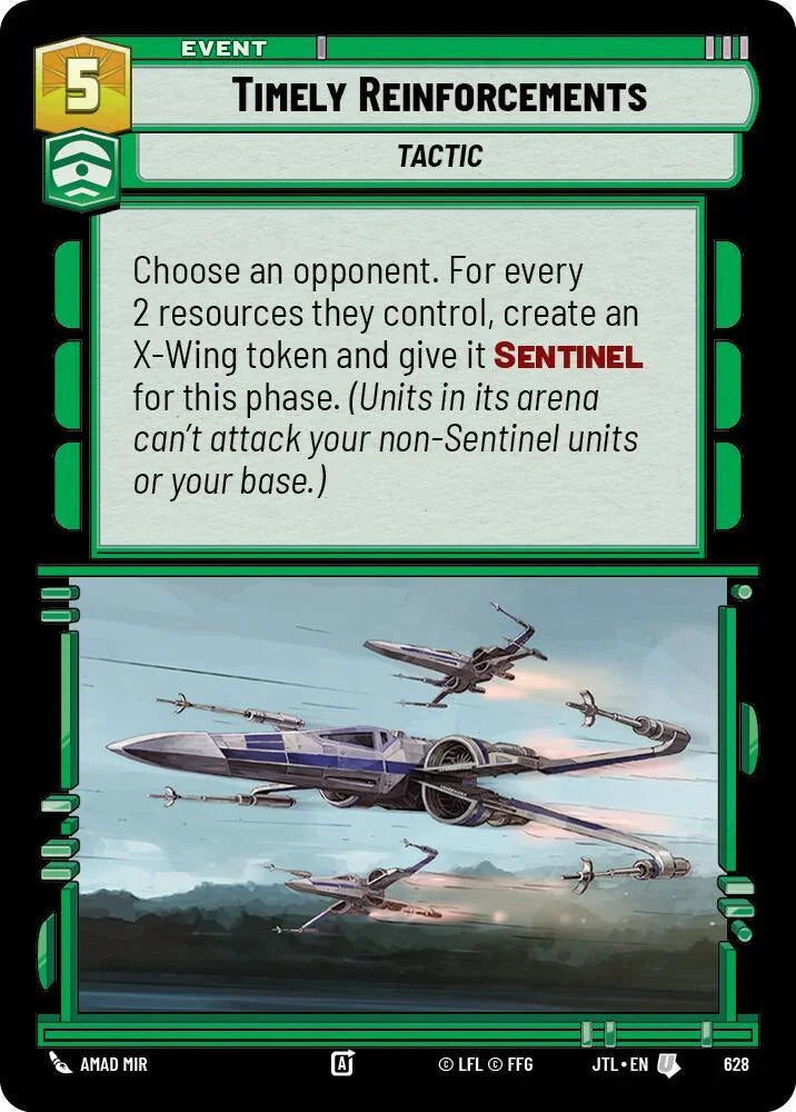  Timely Reinforcements (Foil) (628) [Jump to Lightspeed] - Trading Card World
