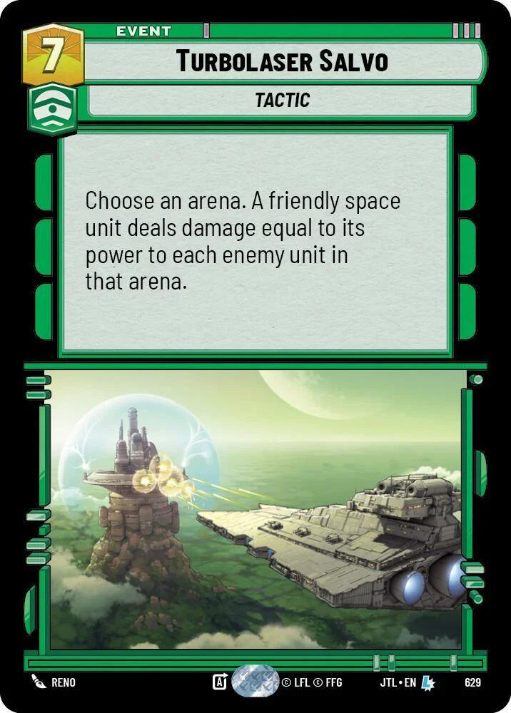  Turbolaser Salvo (Foil) (629) [Jump to Lightspeed] - Trading Card World
