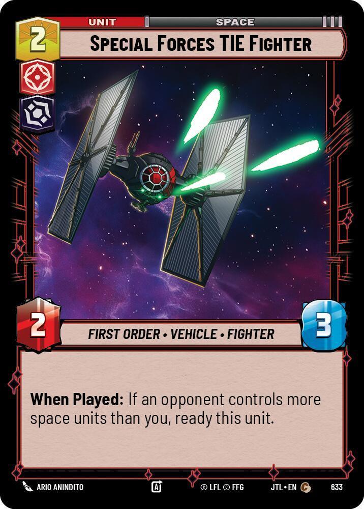  Special Forces TIE Fighter (Foil) (633) [Jump to Lightspeed] - Trading Card World