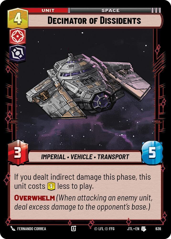  Decimator of Dissidents (Foil) (636) [Jump to Lightspeed] - Trading Card World