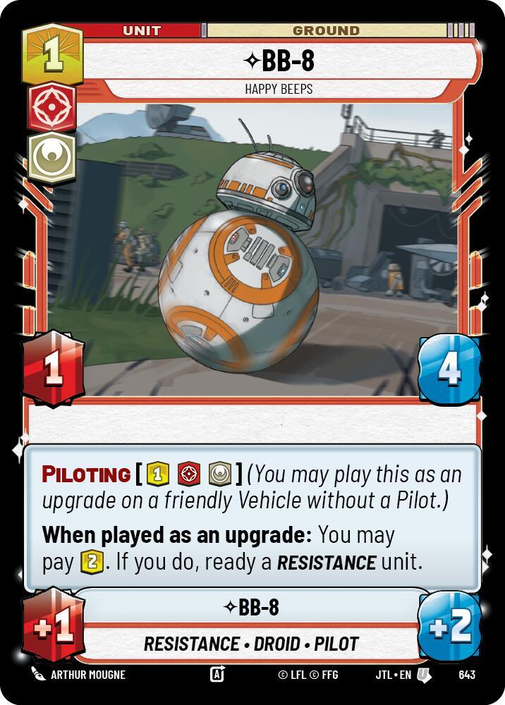  BB-8 - Happy Beeps (Foil) (643) [Jump to Lightspeed] - Trading Card World
