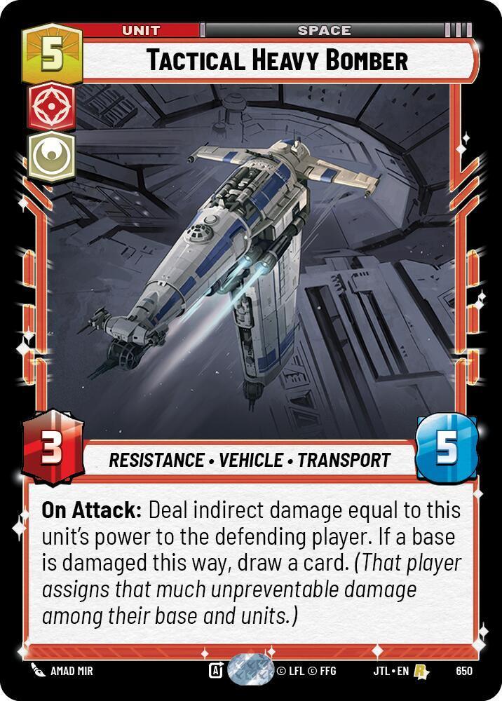  Tactical Heavy Bomber (Foil) (650) [Jump to Lightspeed] - Trading Card World