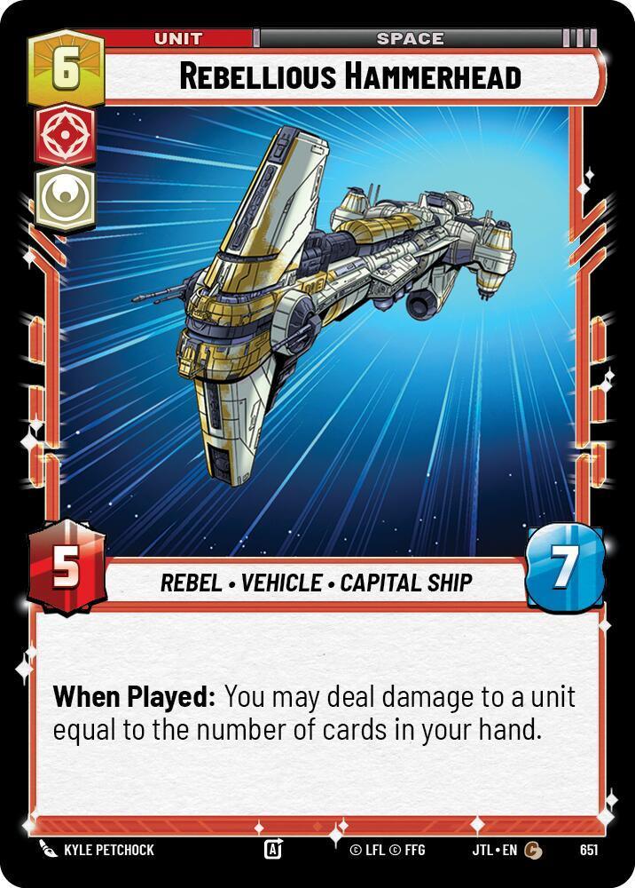  Rebellious Hammerhead (Foil) (651) [Jump to Lightspeed] - Trading Card World