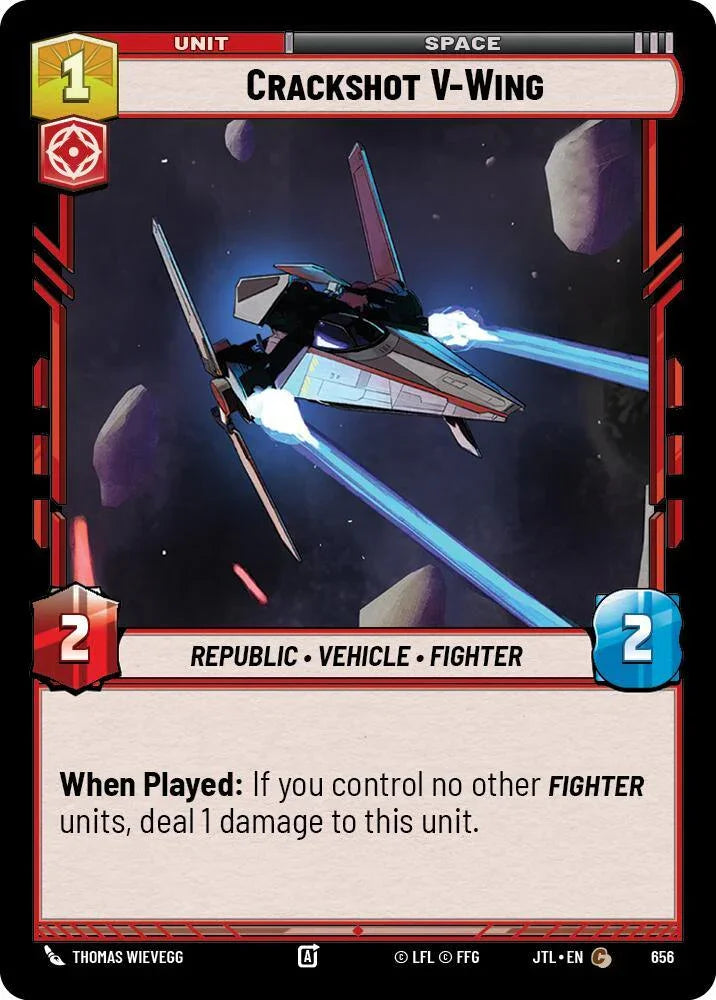  Crackshot V-Wing (Foil) (656) [Jump to Lightspeed] - Trading Card World