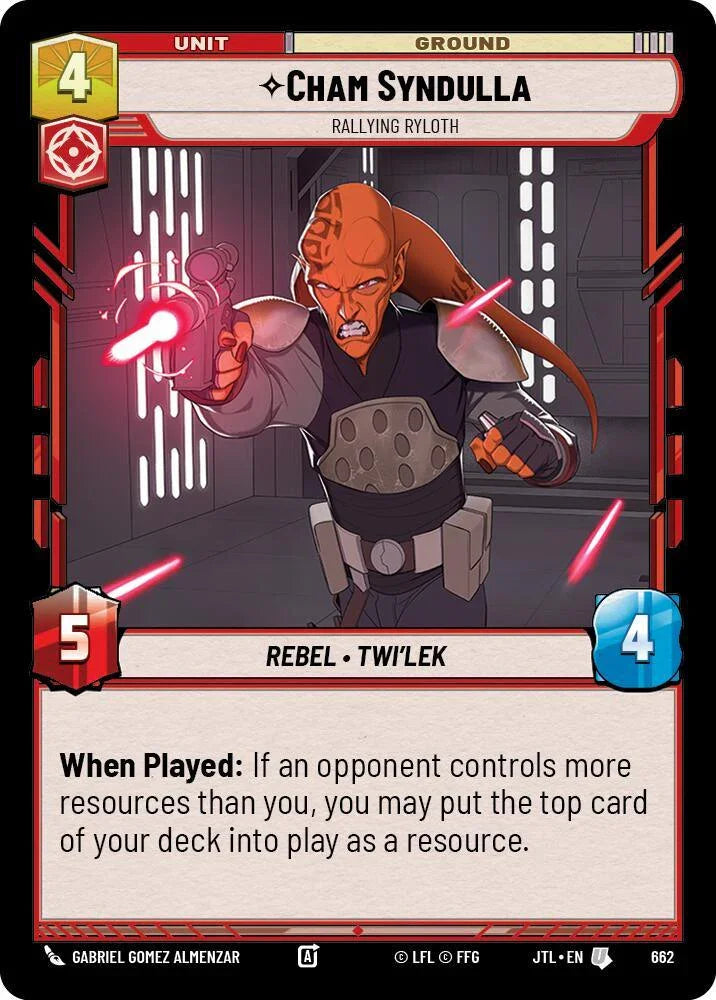  Cham Syndulla - Rallying Ryloth (Foil) (662) [Jump to Lightspeed] - Trading Card World