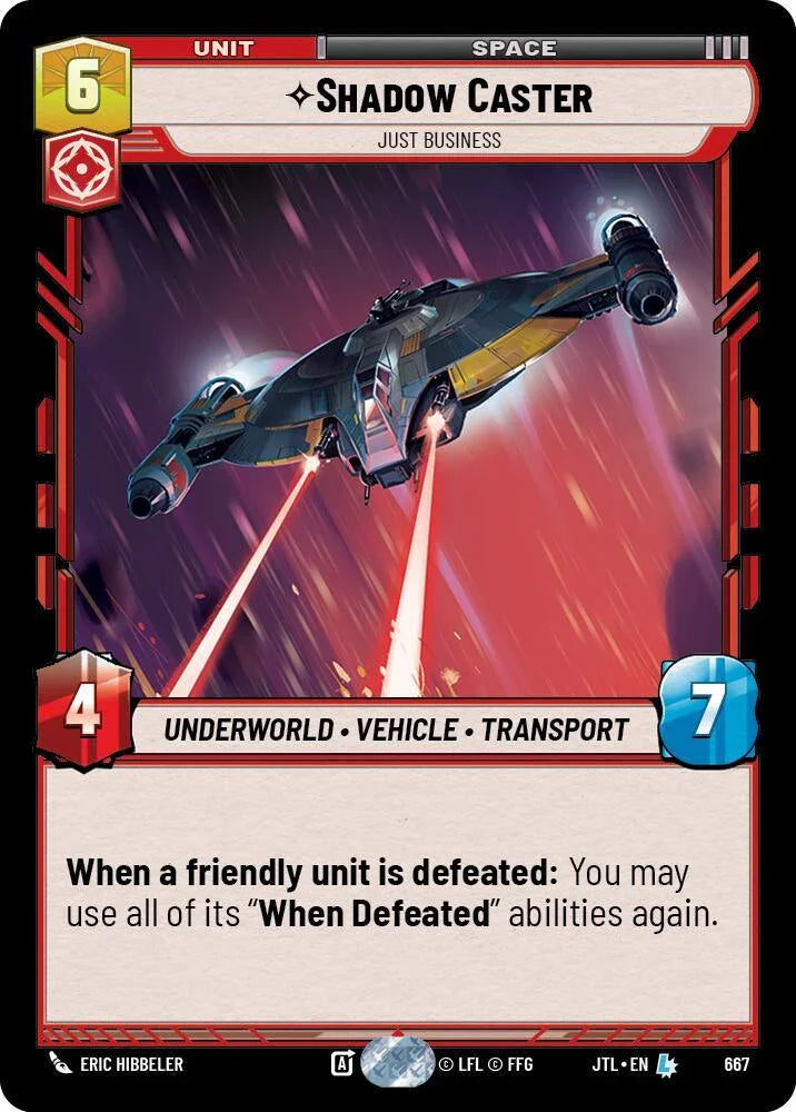  Shadow Caster - Just Business (Foil) (667) [Jump to Lightspeed] - Trading Card World