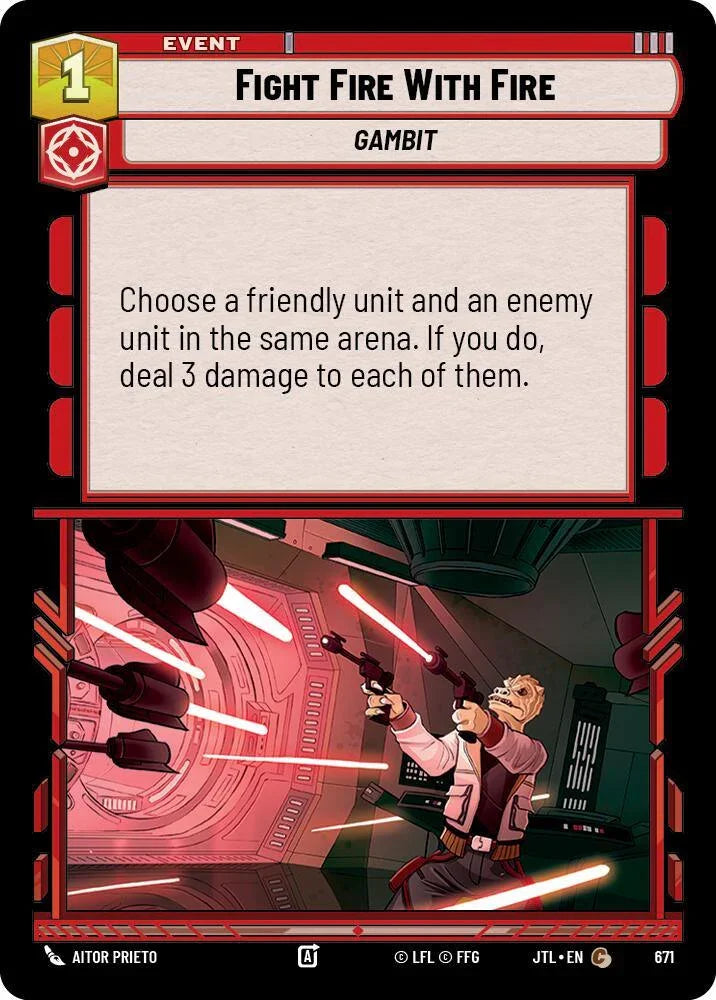  Fight Fire With Fire (Foil) (671) [Jump to Lightspeed] - Trading Card World