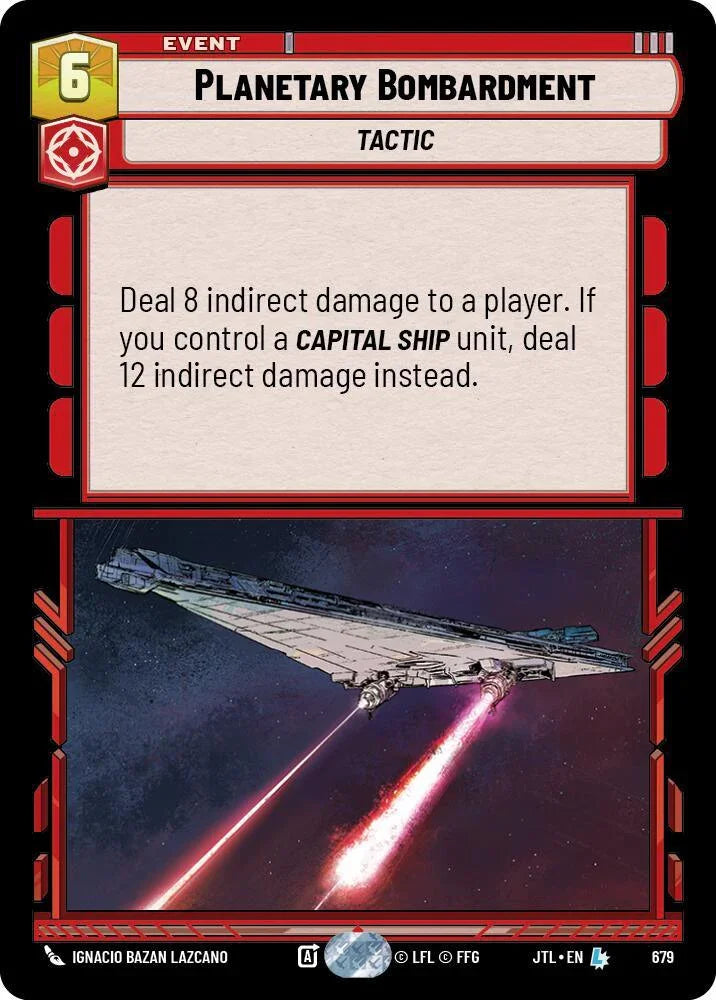  Planetary Bombardment (Foil) (679) [Jump to Lightspeed] - Trading Card World