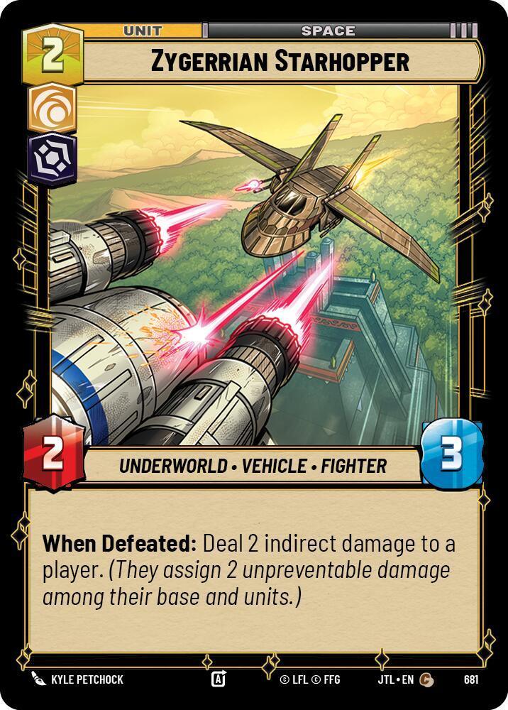  Zygerrian Starhopper (Foil) (681) [Jump to Lightspeed] - Trading Card World