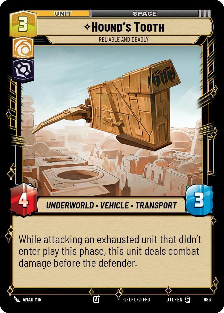  Hound's Tooth - Reliable and Deadly (Foil) (683) [Jump to Lightspeed] - Trading Card World
