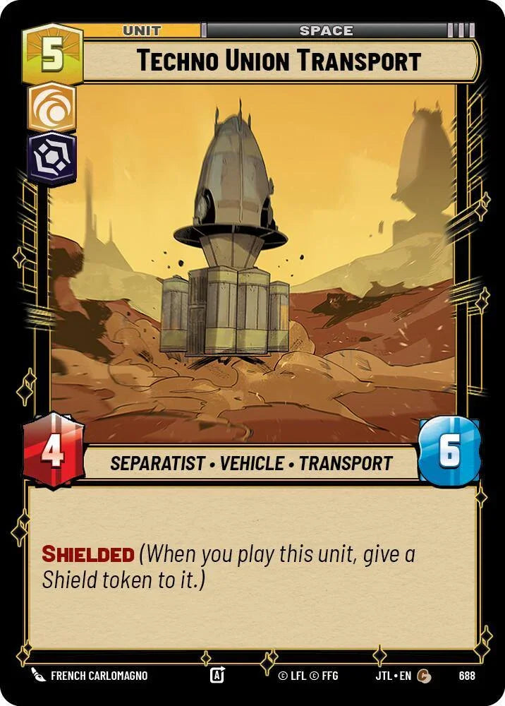  Techno Union Transport (Foil) (688) [Jump to Lightspeed] - Trading Card World