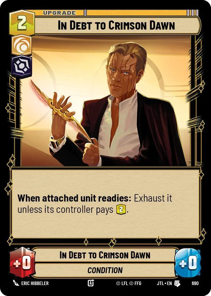  In Debt to Crimson Dawn (Foil) (690) [Jump to Lightspeed] - Trading Card World