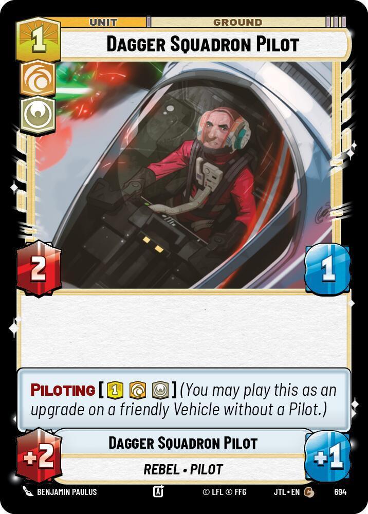  Dagger Squadron Pilot (Foil) (694) [Jump to Lightspeed] - Trading Card World