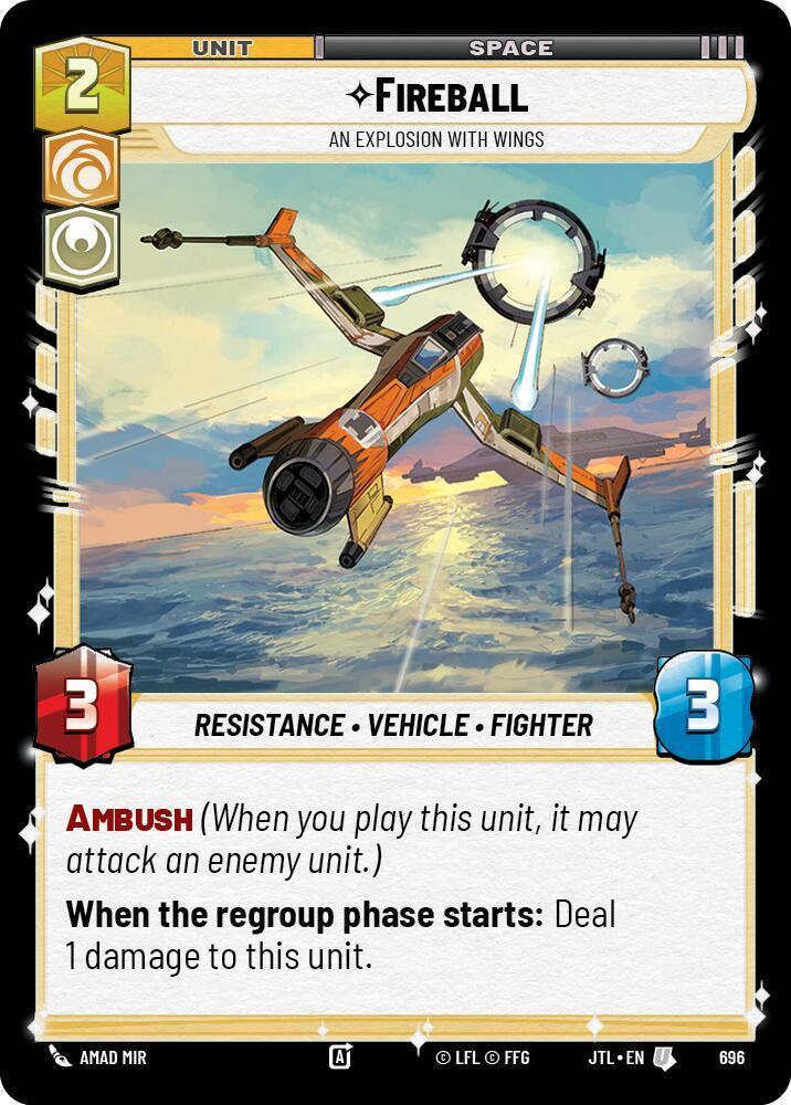  Fireball - An Explosion With Wings (Foil) (696) [Jump to Lightspeed] - Trading Card World