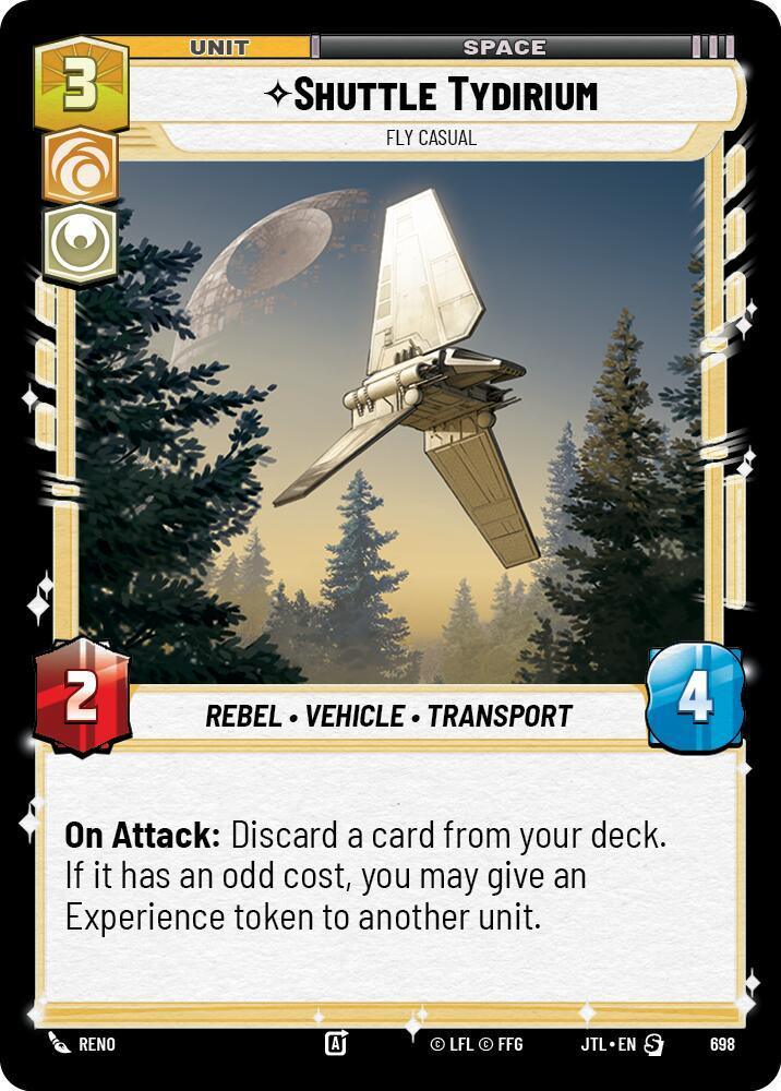  Shuttle Tydirium - Fly Casual (Foil) (698) [Jump to Lightspeed] - Trading Card World