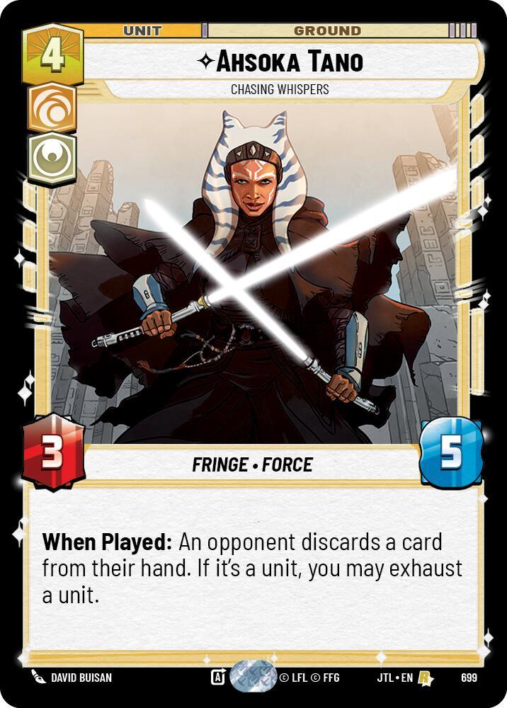  Ahsoka Tano - Chasing Whispers (Foil) (699) [Jump to Lightspeed] - Trading Card World