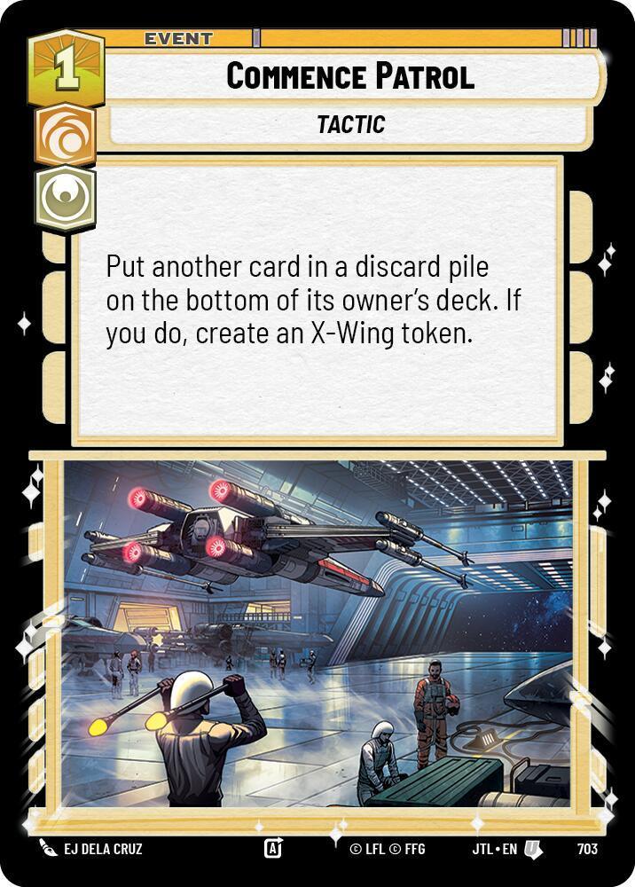 Commence Patrol (Foil) (703) [Jump to Lightspeed] - Trading Card World