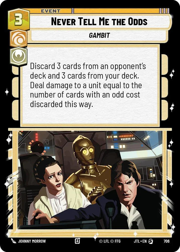  Never Tell Me the Odds (Foil) (706) [Jump to Lightspeed] - Trading Card World