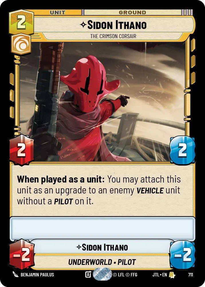  Sidon Ithano - The Crimson Corsair (Foil) (711) [Jump to Lightspeed] - Trading Card World