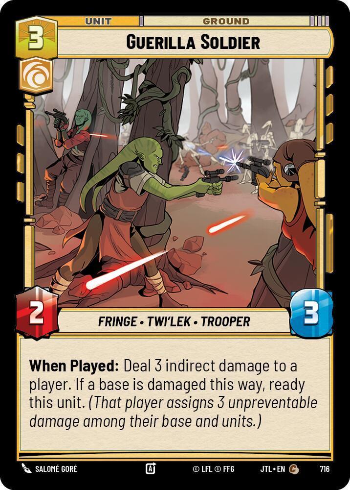  Guerilla Soldier (Foil) (716) [Jump to Lightspeed] - Trading Card World