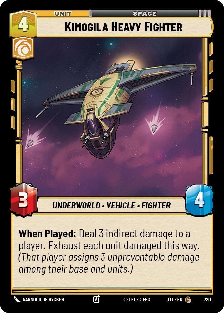  Kimogila Heavy Fighter (Foil) (720) [Jump to Lightspeed] - Trading Card World