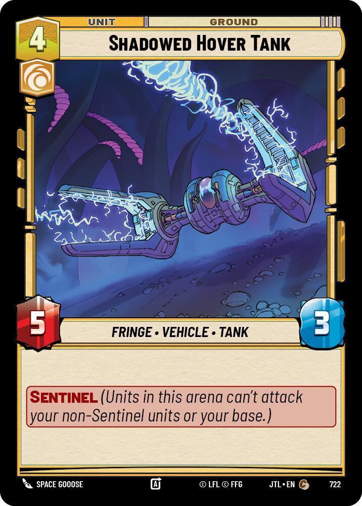  Shadowed Hover Tank (Foil) (722) [Jump to Lightspeed] - Trading Card World