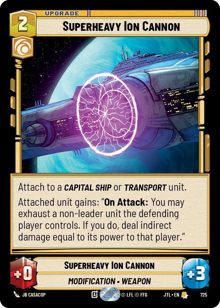  Superheavy Ion Cannon (Foil) (725) [Jump to Lightspeed] - Trading Card World