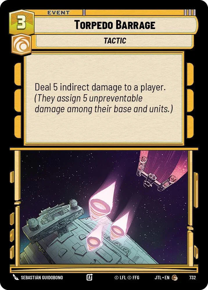  Torpedo Barrage (Foil) (732) [Jump to Lightspeed] - Trading Card World