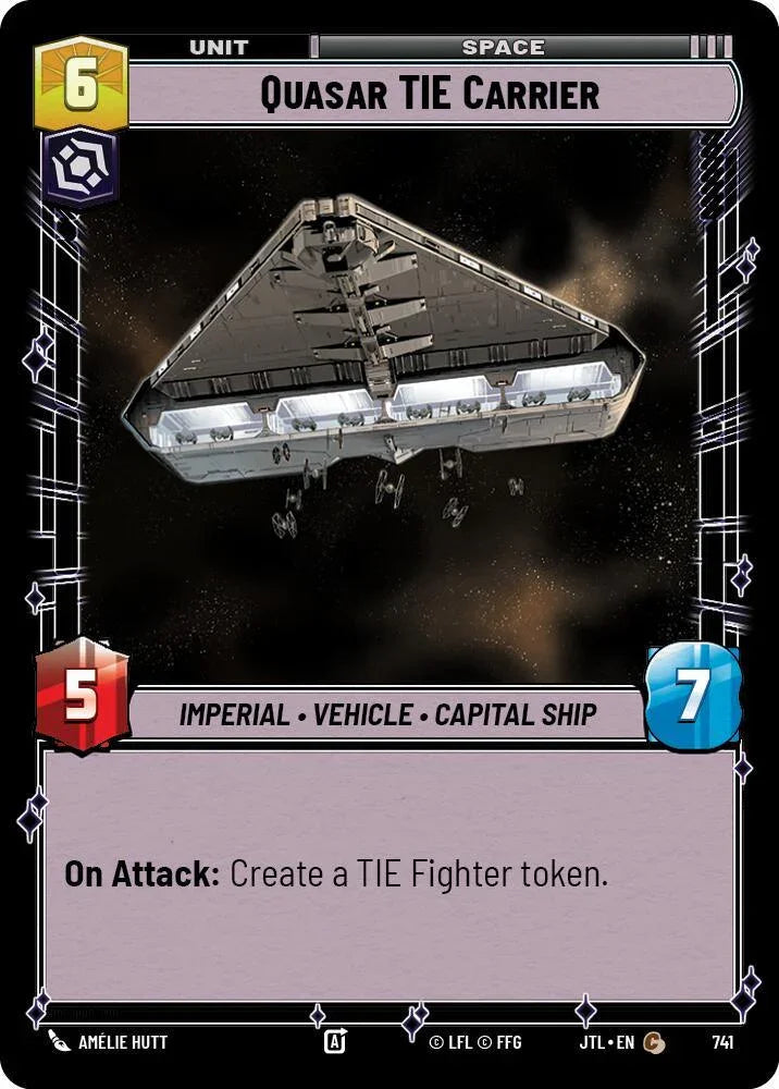  Quasar TIE Carrier (Foil) (741) [Jump to Lightspeed] - Trading Card World