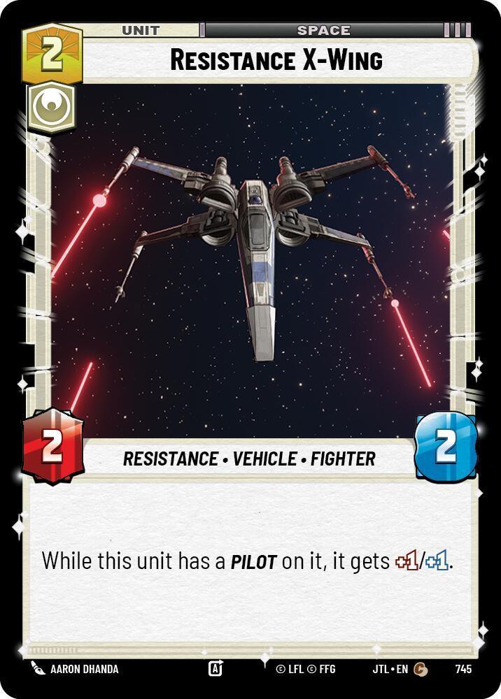  Resistance X-Wing (Foil) (745) [Jump to Lightspeed] - Trading Card World