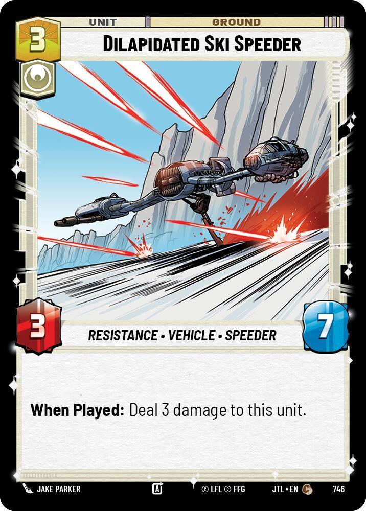  Dilapidated Ski Speeder (Foil) (746) [Jump to Lightspeed] - Trading Card World