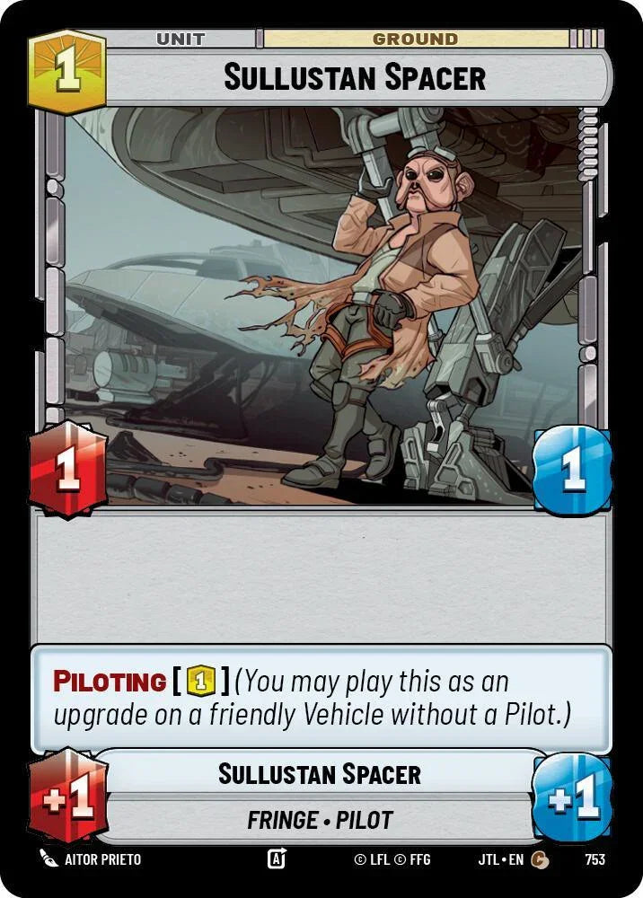  Sullustan Spacer (Foil) (753) [Jump to Lightspeed] - Trading Card World