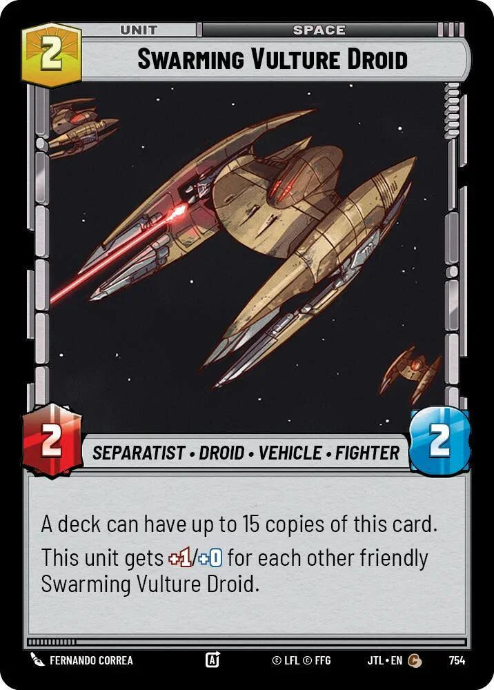  Swarming Vulture Droid (Foil) (754) [Jump to Lightspeed] - Trading Card World