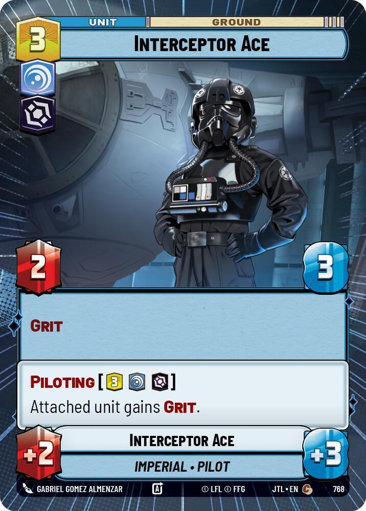  Interceptor Ace (Hyperspace Foil) (768) [Jump to Lightspeed] - Trading Card World
