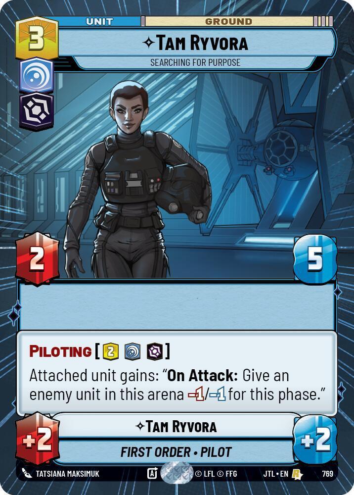  Tam Ryvora - Searching For Purpose (Hyperspace Foil) (769) [Jump to Lightspeed] - Trading Card World